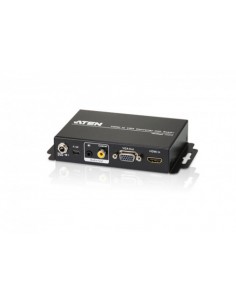 ATEN Conversor de HDMI a VGA/Audio con escalador