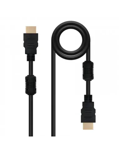 Nanocable CABLE HDMI V1.4 (ALTA VELOCIDAD / HEC) CON FERRITA, A/M-A/M, 1.8 M