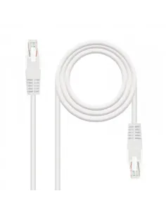Nanocable CABLE RED LATIGUILLO RJ45 CAT.6 UTP AWG24, BLANCO, 0.5 M