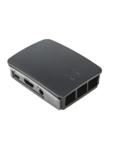 RASPBERRY CAJA PARA RASPBERRY OFICIAL PI 3,  NEGRO, GRIS (9098138)