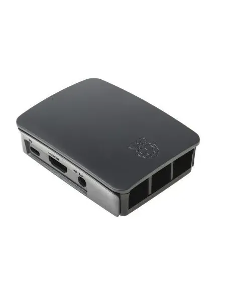 RASPBERRY CAJA PARA RASPBERRY OFICIAL PI 3,  NEGRO, GRIS (9098138)