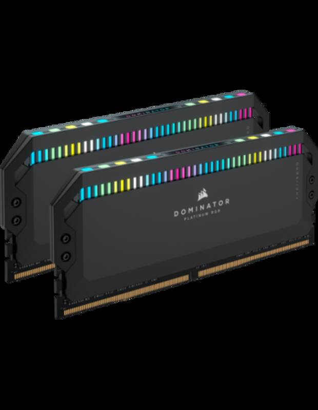 Corsair DDR5 Dom. Plat. RGB LED 32GB 2-Kit módulo de memoria