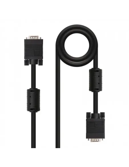 Nanocable CABLE SVGA CON FERRITA HDB15/M-HDB15/M 1.8 M