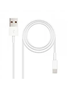 Nanocable CABLE LIGHTNING IPHONE A USB 2.0, IPHONE LIGHTNING-USB A/M, 1.0 M