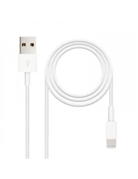 Nanocable CABLE LIGHTNING IPHONE A USB 2.0, IPHONE LIGHTNING-USB A/M, 1.0 M