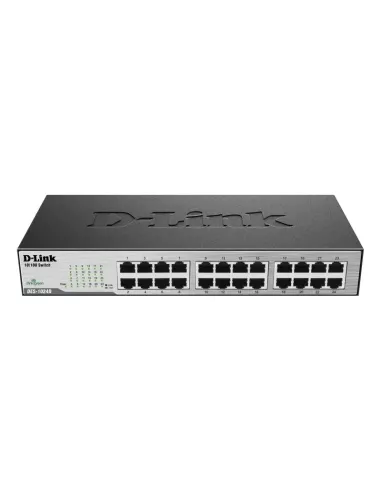 D-Link 24-port 10/100M NWay Desktop - Internal PSU (incl. 19" rack mount kit)
