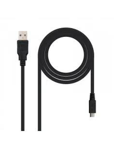 Nanocable CABLE USB 2.0, TIPO A/M-MICRO USB B/M, 0.8 M