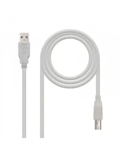 Nanocable CABLE USB 2.0 IMPRESORA, TIPO A/M-B/M, BEIGE, 1.0 M
