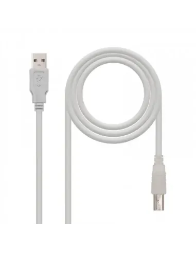 Nanocable CABLE USB 2.0 IMPRESORA, TIPO A/M-B/M, BEIGE, 1.0 M