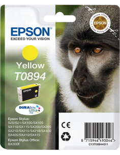 Epson Monkey Cartucho T0894 amarillo 3,5 ml