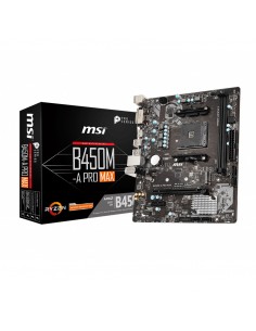 MSI B450M-A PRO MAX placa base AMD B450 Zócalo AM4 micro ATX