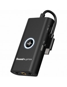 Creative sound blaster g3 7.1 amplificador portatil usb tipo c dac para ps4 - switch - pc - mac