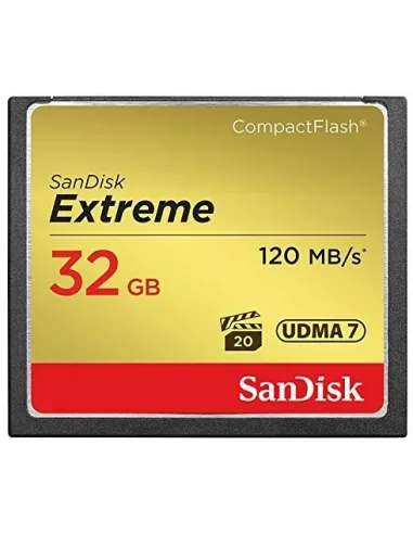 Sandisk 32GB Extreme memoria flash CompactFlash