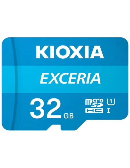 Tarjeta memoria micro secure digital sd kioxia 32gb exceria uhs - i c10 r100 con adaptador Tarjeta memoria micro secure digital sd kioxia 32gb exceria uhs - i c10 r100 con adaptador
