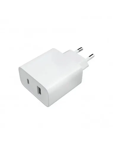 Cargador de pared xiaomi mi dual usb tipo a - usb tipo c - 33w - blanco