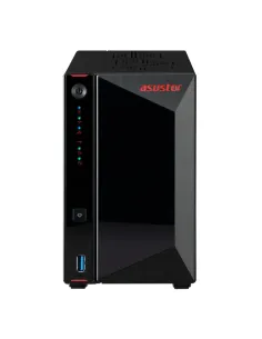 Servidor nas asustor as5402  2 bay nas 4gb ram 2.5g 2 xsata3 6gb s 3.5  2.5 hdd ssd
