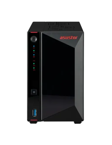 Servidor nas asustor as5402  2 bay nas 4gb ram 2.5g 2 xsata3 6gb s 3.5  2.5 hdd ssd