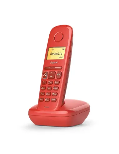 TELEFONO FIJO GIGASET A270 INALAMBRICO ROJO