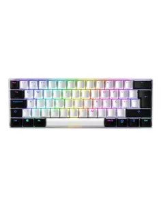 TECLADO GAMING SHARKOON SKILLER SGK50 S4 PT USB RETROILUMINADO MECANICO BLANCO