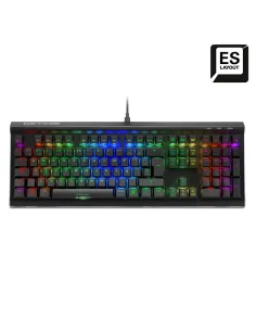TECLADO GAMING SHARKOON SGK60 BROWN SWITCH USB RETROILUMINADO MECANICO NEGRO
