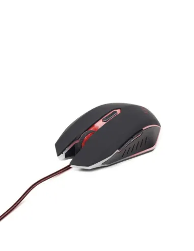 RATON GAMING GEMBIRD USB NEGRO/ROJO