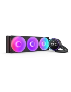 NZXT Kraken Elite 360 RGB Procesador Sistema de refrigeración líquida todo en uno 12 cm Negro 1 pieza(s)