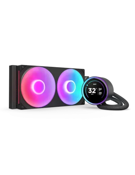 NZXT Kraken Elite 280 RGB Procesador Sistema de refrigeración líquida todo en uno 14 cm Negro 1 pieza(s)