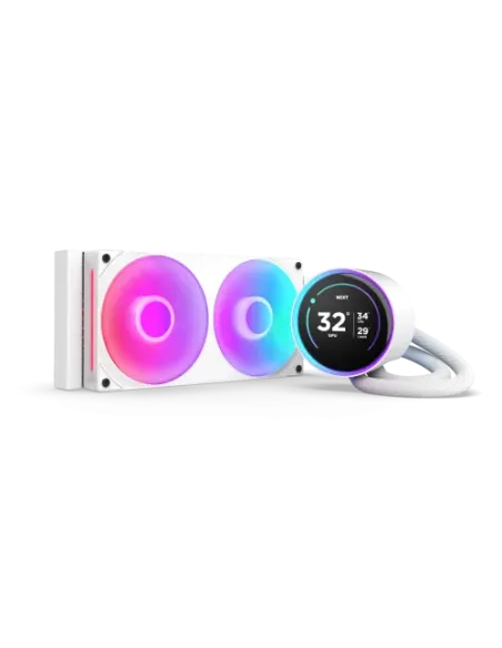 NZXT Kraken Elite 240 RGB Procesador Sistema de refrigeración líquida todo en uno 12 cm Blanco 1 pieza(s)