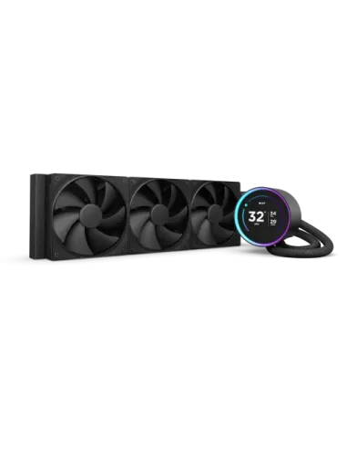 NZXT Kraken Elite 360 Procesador Sistema de refrigeración líquida todo en uno 12 cm Negro 1 pieza(s)