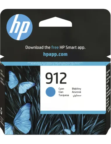 HP Cartucho de tinta Original HP 912 cian