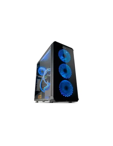 NOX CAJA ATX HUMMER TGX. TORRE. CRISTAL TEMPLADO LATERALES Y FRONTAL. ILUMINACION RGB. USB 3.0