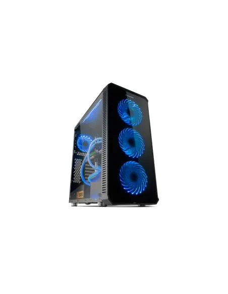 NOX CAJA ATX HUMMER TGX. TORRE. CRISTAL TEMPLADO LATERALES Y FRONTAL. ILUMINACION RGB. USB 3.0