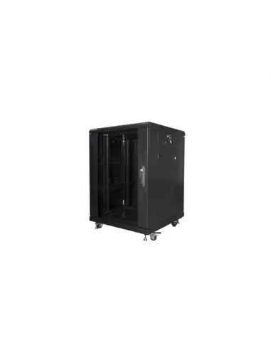 ARMARIO RACK LANBERG 15U 600X600 AUTO ENSAMBLADO 19" HASTA 800KG NEGRO