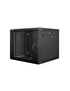 ARMARIO RACK LANBERG 9U 600X600X501 AUTO ENSAMBLADO 19" HASTA 60 KG NEGRO