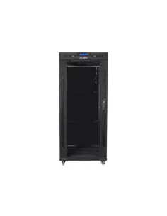 ARMARIO LANBERG RACK 19" 22U 800X800 FLAT PACK NEGRO PUERTA CRISTAL CON LCD
