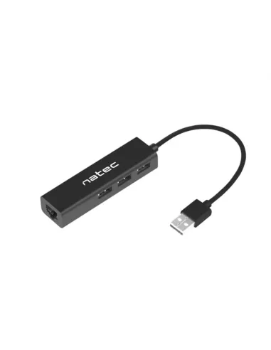 ADAPTADOR NATEC DRAGONFLY USB 2.0 A RJ45 GIGABIT CON 3XUSB 2.0