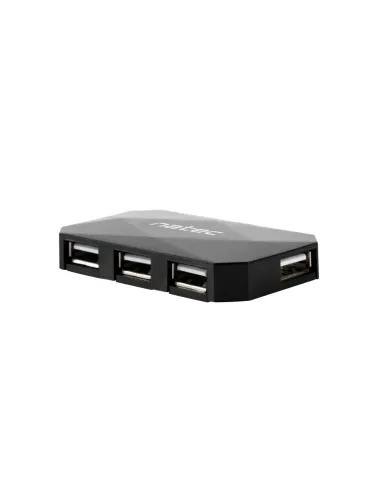 HUB NATEC LOCUST 4 PUERTOS USB 2.0 NEGRO