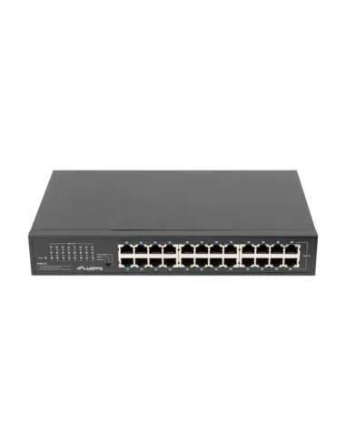 SWITCH LANBERG 24 PUERTOS GIGABIT ETHERNET RACK 19"