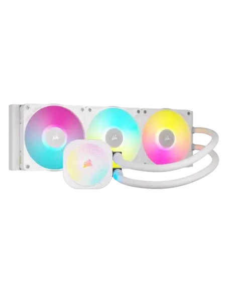 Corsair iCUE LINK TITAN RX RGB Procesador Sistema de refrigeración líquida todo en uno 12 cm Blanco 1 pieza(s)