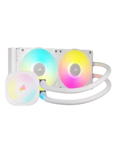 Corsair iCUE LINK TITAN RX RGB Procesador Sistema de refrigeración líquida todo en uno 12 cm Blanco 1 pieza(s)
