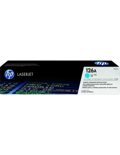 HP Cartucho de tóner original LaserJet HP 126A cian