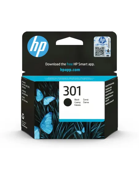 HP Cartucho de tinta original HP 301 negro