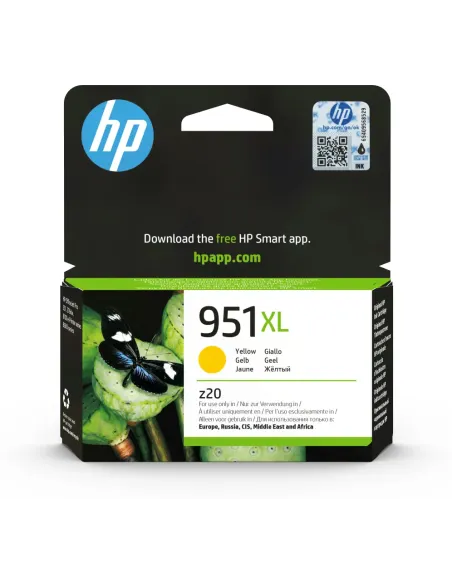 HP Cartucho de tinta original HP 951XL de alta capacidad amarillo
