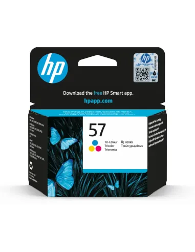 HP Cartucho de tinta original HP 57 Tri-color