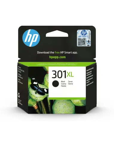 HP Cartucho de tinta original HP 301XL de alta capacidad negro
