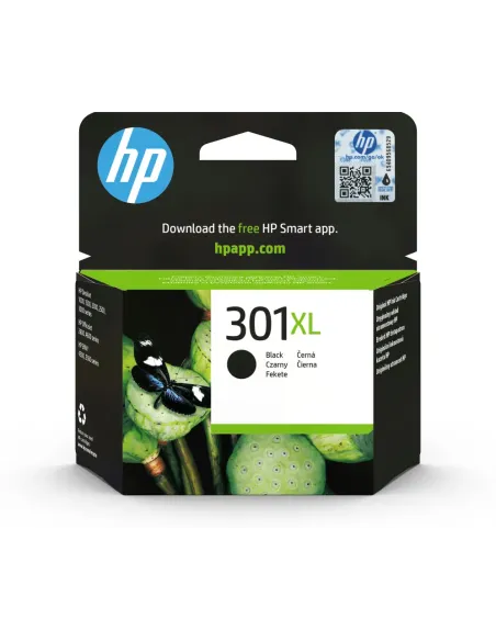 HP Cartucho de tinta original HP 301XL de alta capacidad negro