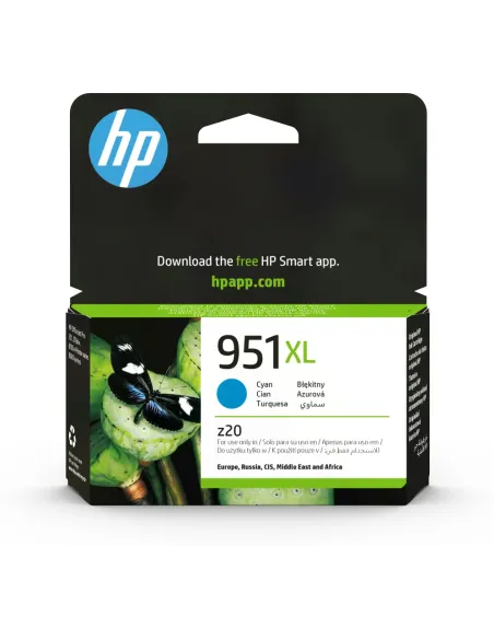 HP Cartucho de tinta original HP 951XL de alta capacidad cian
