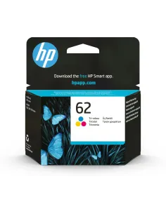 HP Cartucho de tinta original HP 62 tricolor
