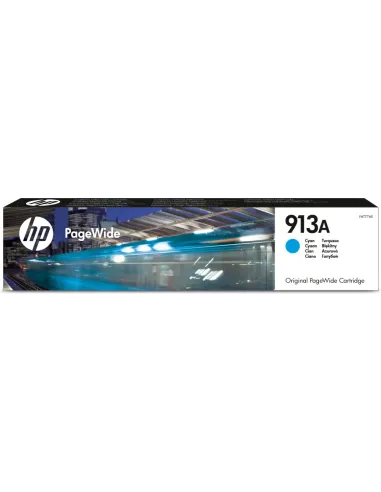 HP Cartucho cian original PageWide HP 913A