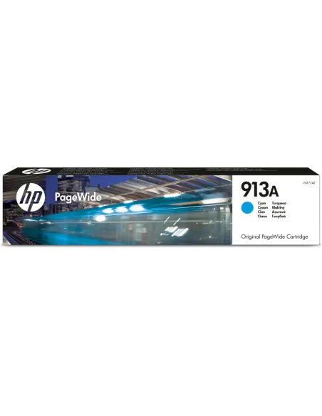 HP Cartucho cian original PageWide HP 913A